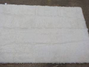 White Furry New Soft Area Rug 4 ft ...