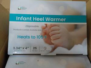 4 x 25 ct each Infant Heel Warmers-...