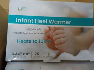 4 x 25 ct each Infant Heel Warmers-...