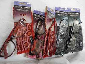 5 Foster Grant 1.25 Reading Glasses...