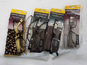 5 Foster Grant 2.00 Reading Glasses...