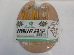 Daveliou Brushes and Paints with Wo...
