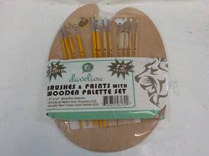 Daveliou Brushes and Paints with Wo...