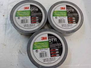 3 Rolls Heavy Duty Duct Tape 1.88 ...