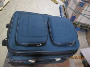 green luggage...