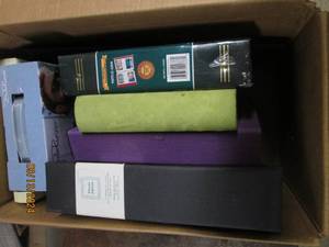 box of photo albums and more...