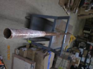 10 foot 34 inch copper pipe...