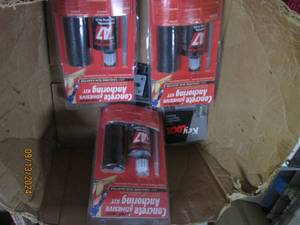 concrete adhesive kits...