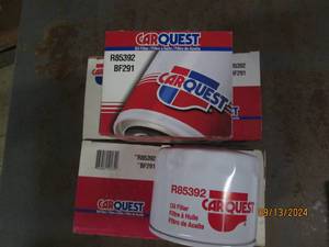 lot of 5 carquest oil filters r8539...
