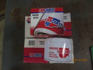 lot of 5 carquest oil filters r8539...