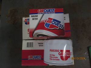 lot of 5 carquest oil filters r8539...