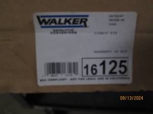 walker direct fit catalytic convert...