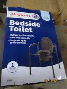 bedside toilet...