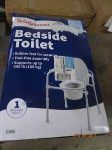 bedside toilet...