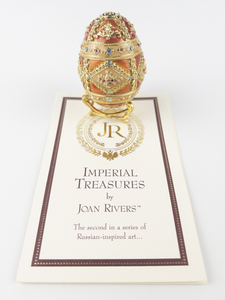 lot 61 image: Joan Rivers Imperial Treasures - Four Seasons of Eggs Summer Flower Basket Egg - 2003