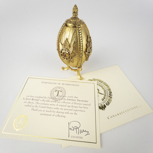lot 51 image: Joan Rivers Imperial Treasures I The Four Seasons Egg  - 1996