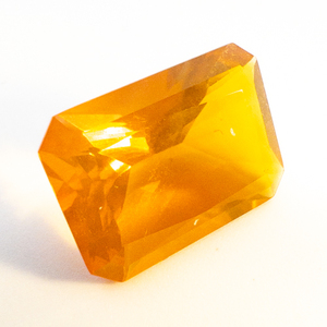 lot 77 image: FIRE OPAL - 4.75ct. Emerald cut