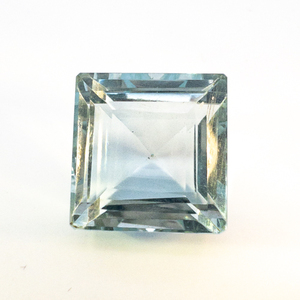 lot 91 image: LAB GROWN BLUE QUARTZ - 23.9ct. (Aquamarine Color)Square step cut