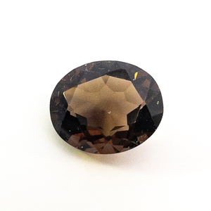 lot 98 image: SMOKEY QUARTZ - 3.76ct. Oval brilliant cut