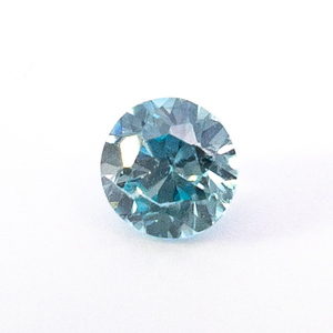 lot 302 image: BLUE ZIRCON - 0.96ct. Round brilliant cut