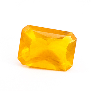 lot 309 image: FIRE OPAL - 4.86ct. Rectangular radiant cut