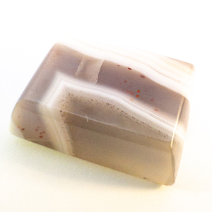 lot 337 image: AGATE  - 11.08ct. Rectangular Slab Cut
