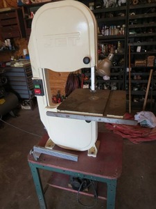 lot 8 image: JET 12 Bandsaw - Model - JWBS - 120S and Craftsman  Single Phase