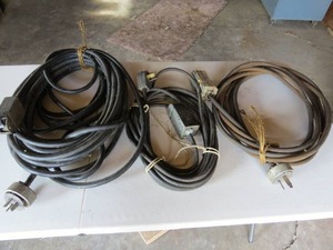 lot 34 image: Mixed Lot of 220V Extension Cords