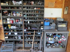 lot 42 image: Large Mixed Lot of Assorted Hardware - Wall of Hardware