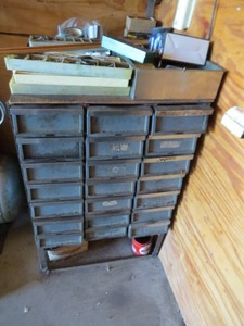 lot 47 image: Cabinet of Assorted Hardware