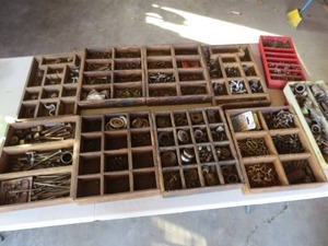 lot 56 image: Mixed lot of Hardware Trays