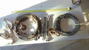 lot 69 image: Mixed Lot of Pulleys and Cable