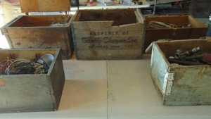 lot 86 image: Mixed Lot of Crates with Various Electric Supplies, Pipe Fittings