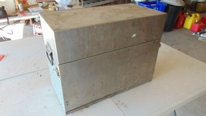 lot 88 image: Hinged Stainless Storage Container