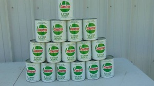 lot 115 image: Vintage - 16 Quarts of Castrol 2 Cycle Oil