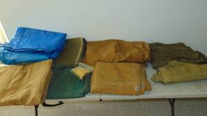 lot 156 image: Mixed Lot of Tarps
