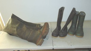 lot 157 image: Mixed Lot of Waders and Rubber Boots