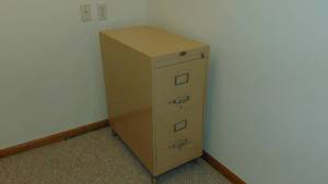 lot 170 image: Art Metal Two Drawer Filing Cabinet