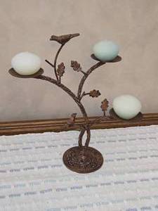 lot 25 image: Decorative Tree Style Candle Holder