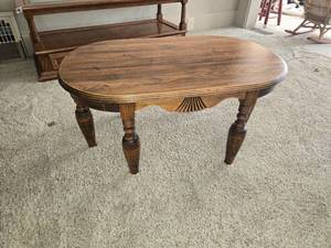 lot 92 image: Unique 6 Legged Coffee or Side Table 32 Long
