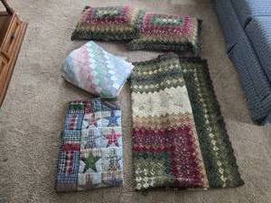 lot 96 image: Blankets with Matching Pillows
