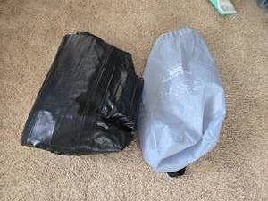 lot 103 image: Queen Size Air Mattress with Built in Pump