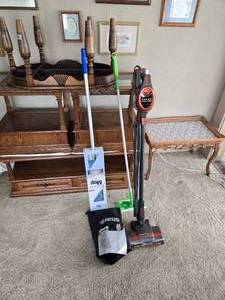 lot 108 image: Shark Corded Vacuum, Dust Mop and More