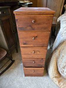 lot 152 image: Small Cabinet of Drawers 13 12 x 15 x 41 12