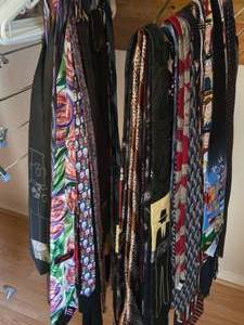 lot 173 image: Pair of Hangers Full of Ties