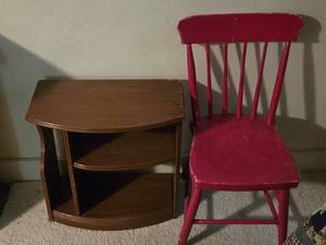 lot 187 image: Chair and Side Table