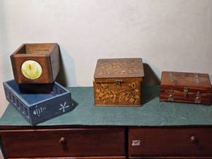 lot 224 image: Misc. Wooden Boxes