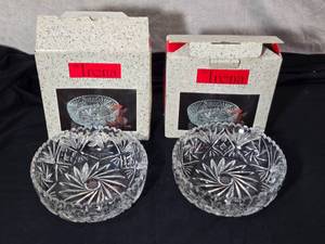lot 291 image: Lot of 2 Irena Crystal Bowls with Box