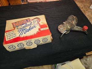 lot 334 image: Lot of 2 Mouli Salad Makers, One with Box