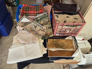lot 356 image: Various Fabric, Maybe Upholstery